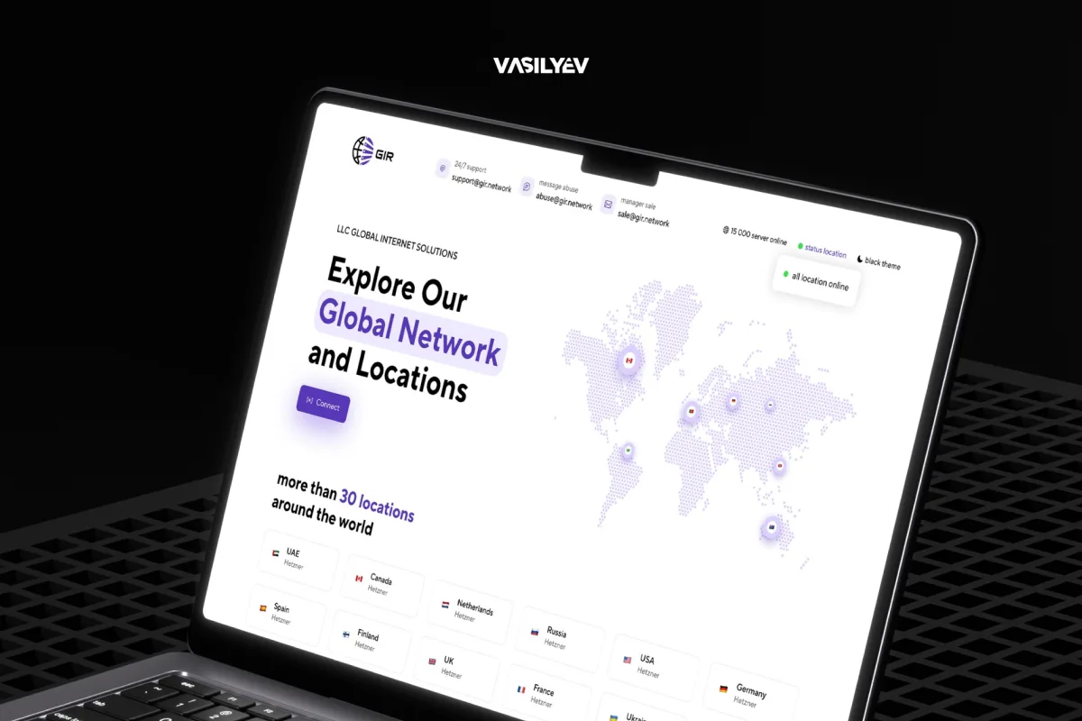 Turnkey website for GIR NETWORK
